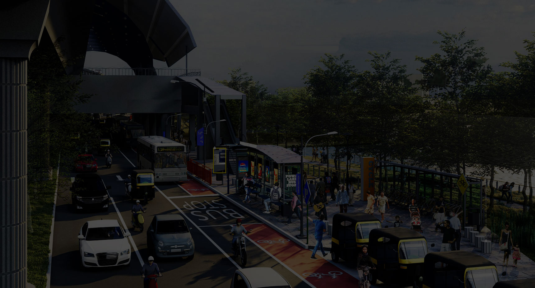 Multi Modal Integration at Metro Stations of Mumbai Metro Line-6